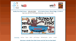 Desktop Screenshot of muddypawsbathhouse.com